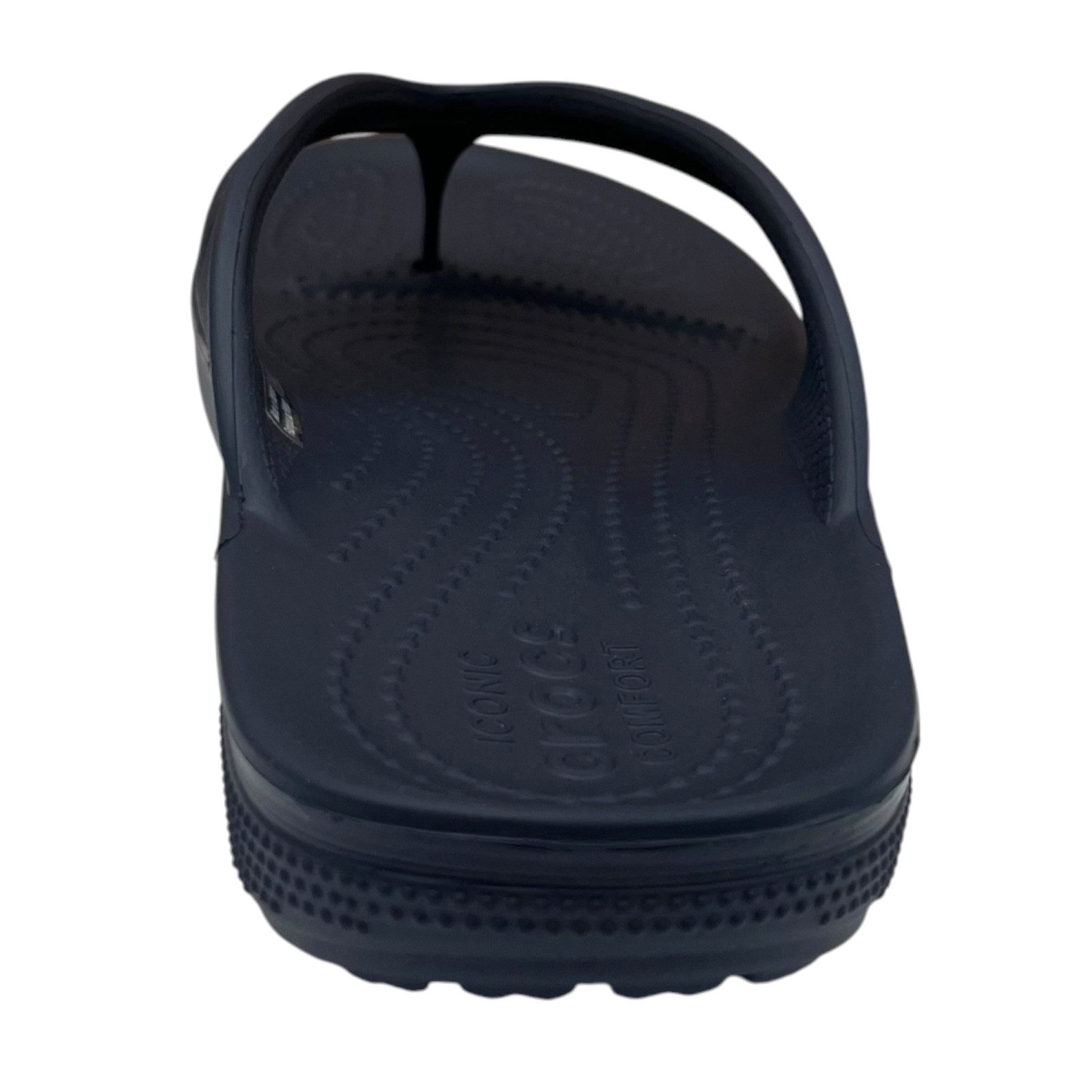 Crocs Baya II Women’s Flip Flop Sandals Size 8 Navy Blue Lightweight Flexible