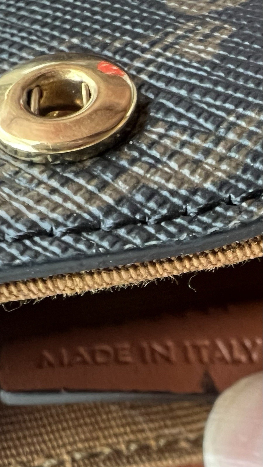 Celine Triomphe Micro Vertical Cabas Bag Charm Keychain Preloved