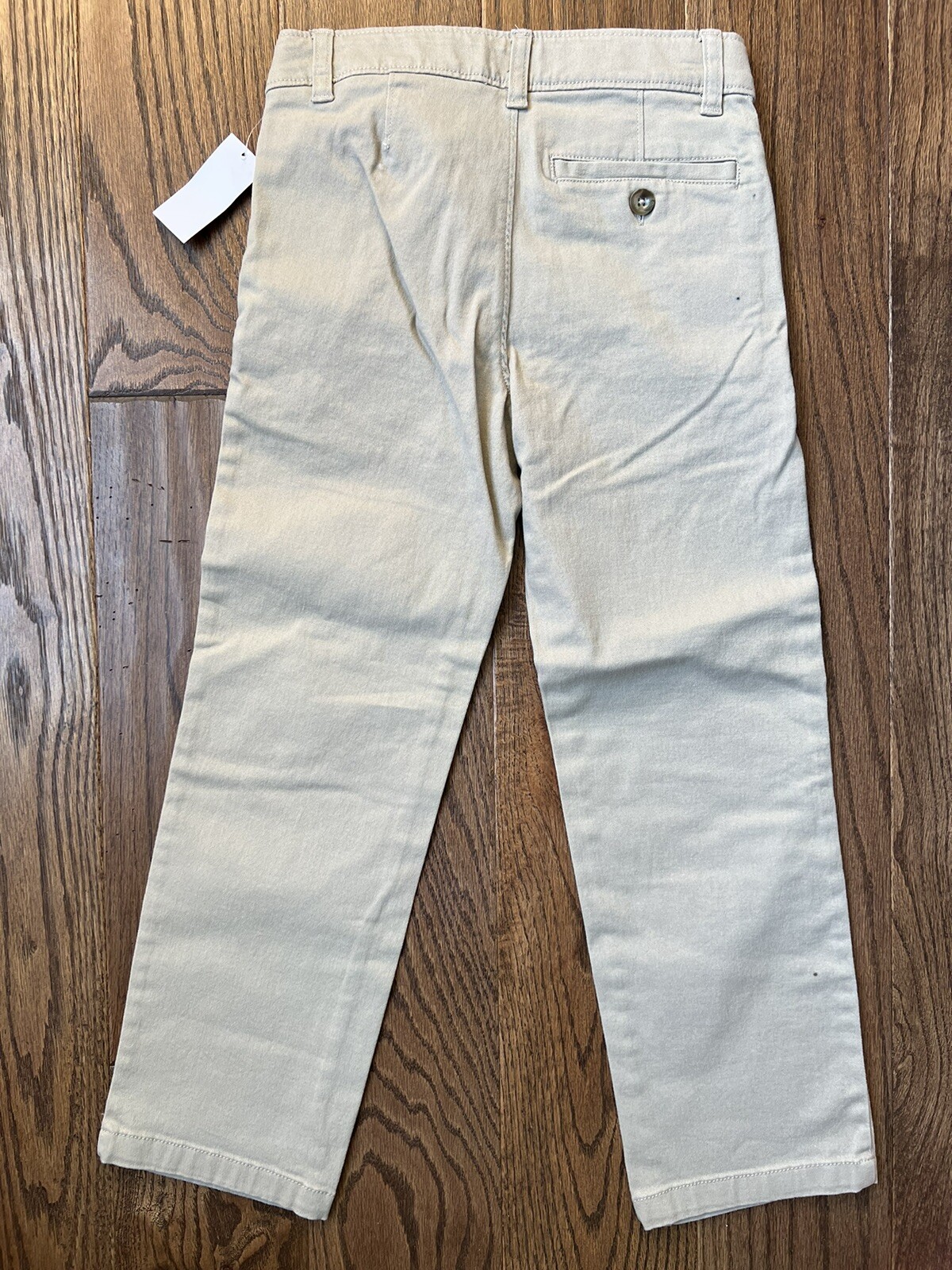 NWT Simply Styled Boys Stretch Adjustable Waist Khaki Pants 7