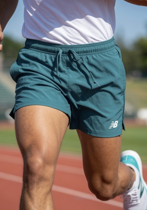 $52 New Balance Men’s Brief Running Shorts 5″ – Forest – Medium- New With Tags