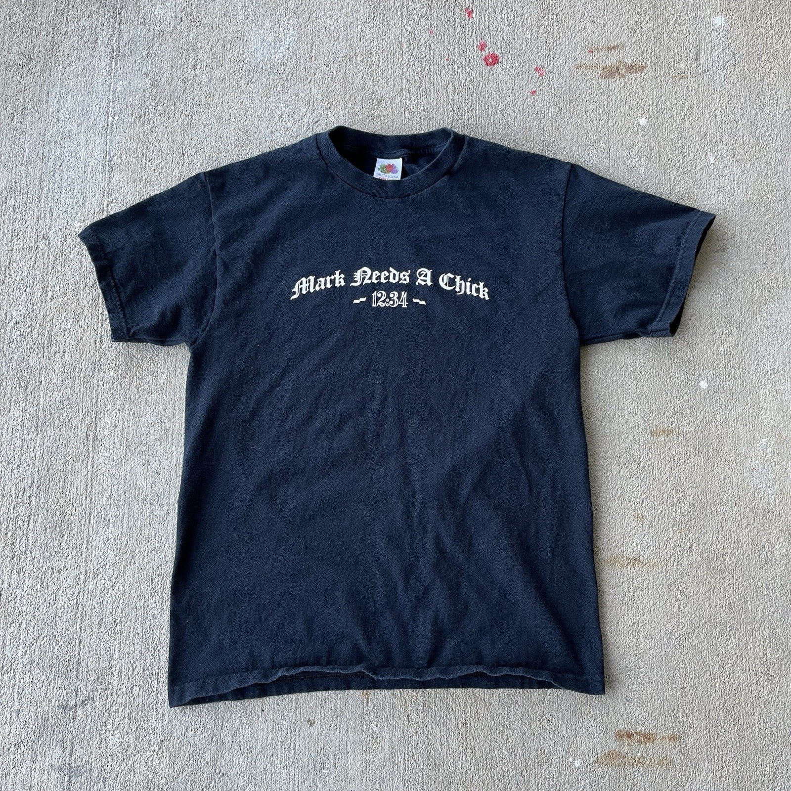 Mark Needs A Chick Houston Local Punk Band T Shirt Adult Size Medium