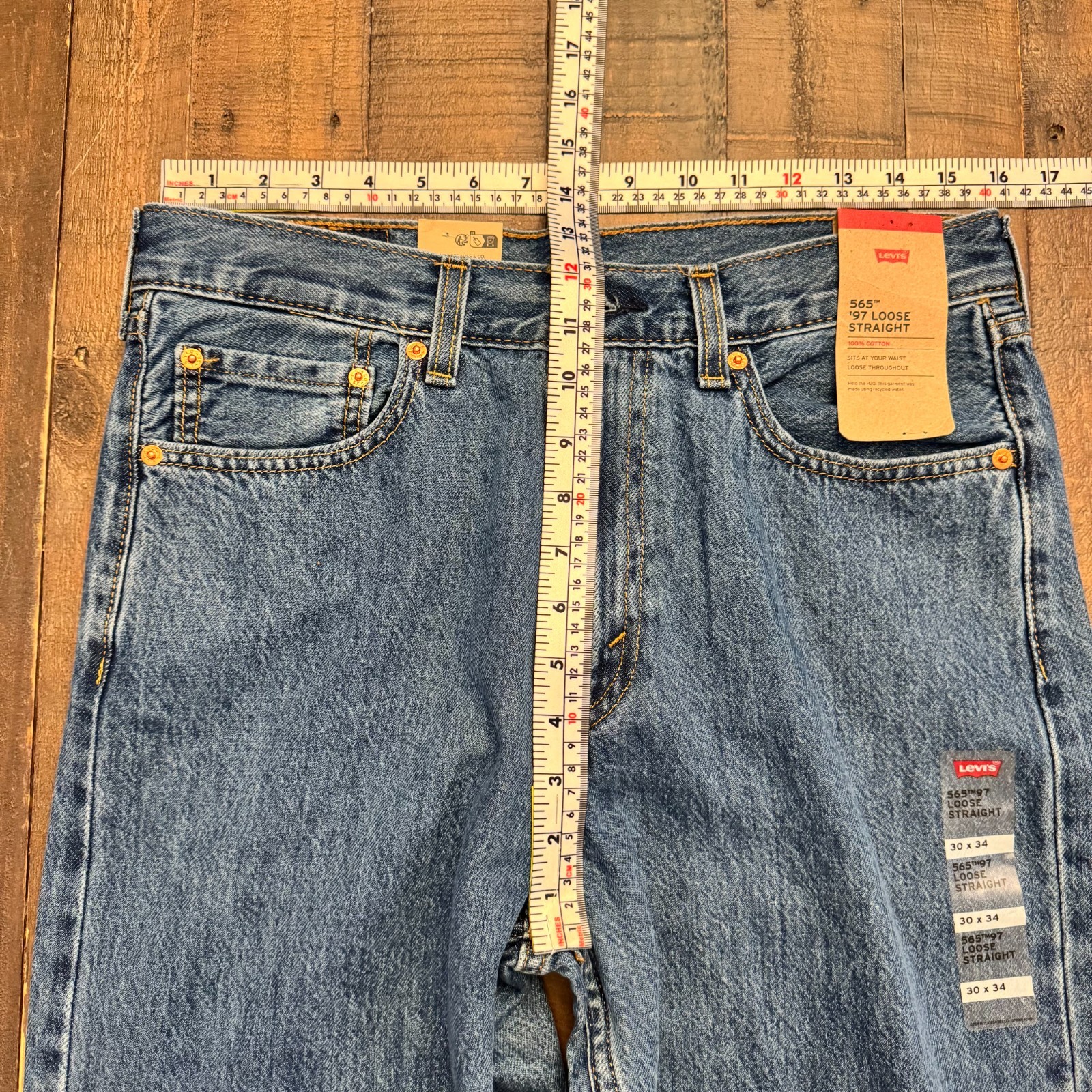 Levi’s 565 ’97 Loose Fit Straight Denim Jeans Men’s W31xL33 (Tag 30×34) Blue