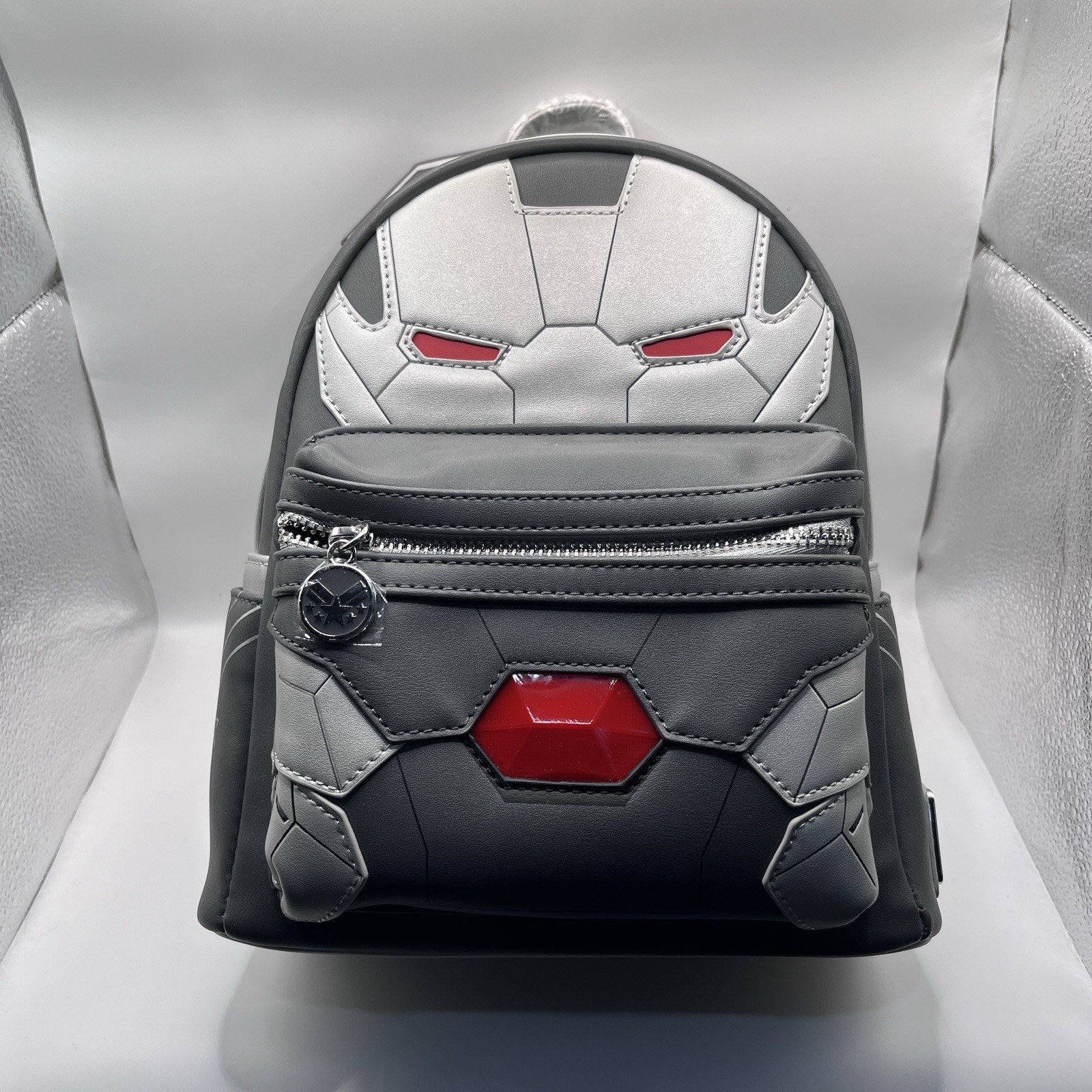 Loungefly Marvel Light Up War Machine Iron Man Cosplay Mini Backpack NEW W TAGS