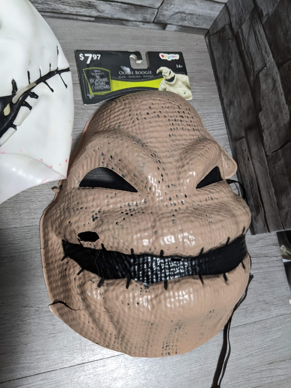 DAMAGED Jack Skellington Oogie Boogie Nightmare Before Christmas Halloween Masks