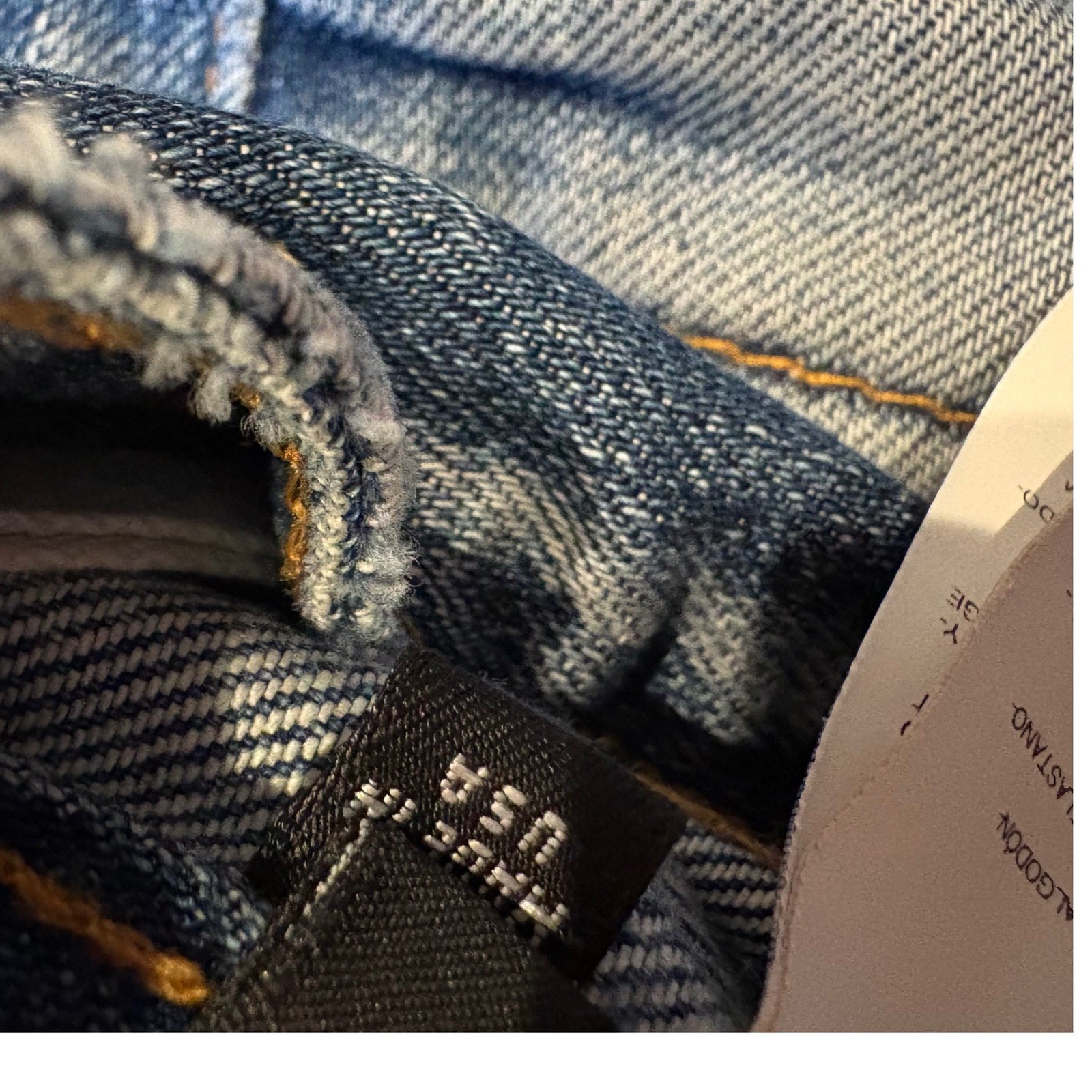 ♾️ Emporio Armani Straight Leg Jeans 28 Blue Wash Mid-Rise Italian Denim ♾️
