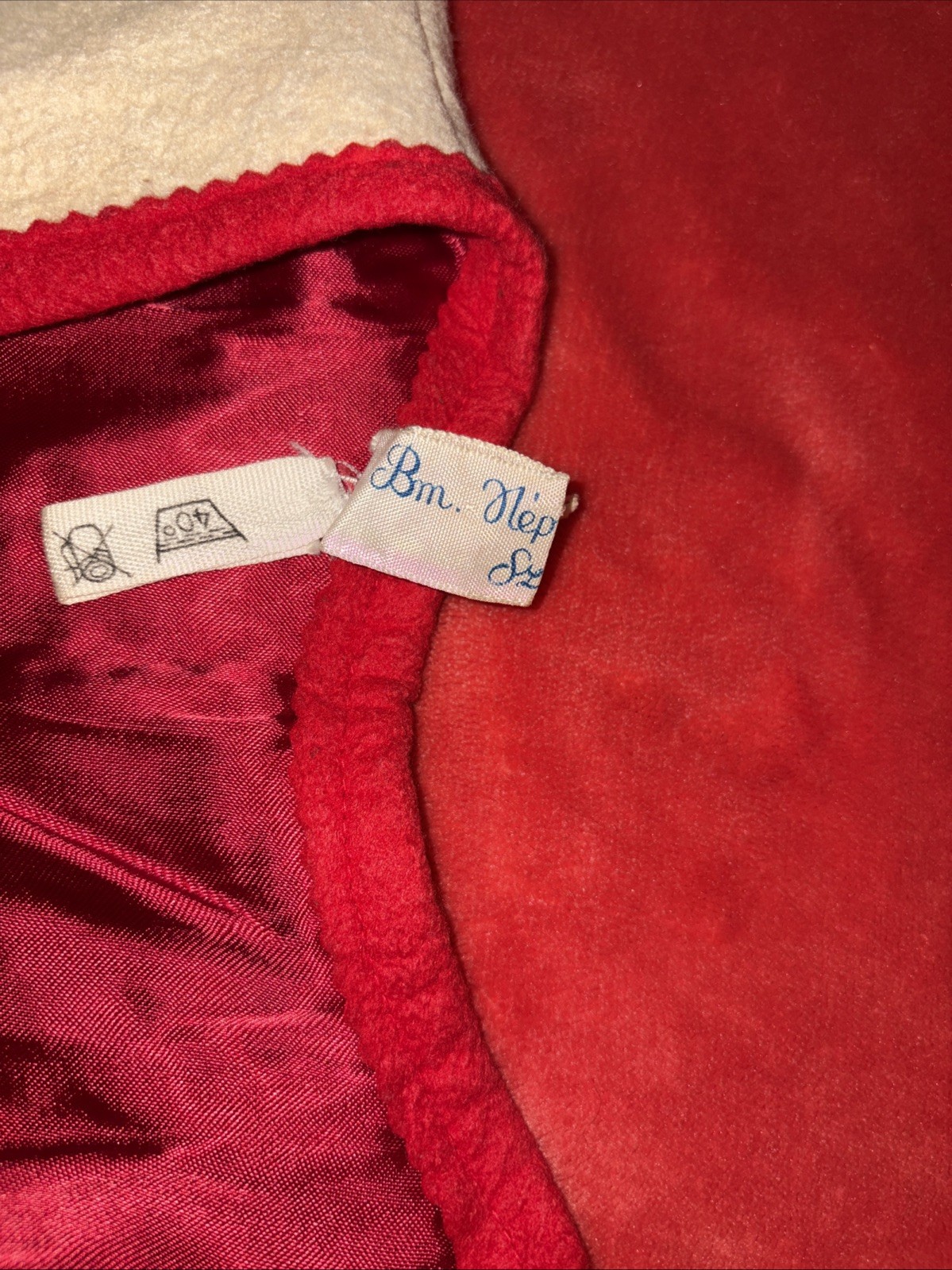 Vintage Hungary Peasant Vest Boho Red Lining Embroidered Top Folk Art