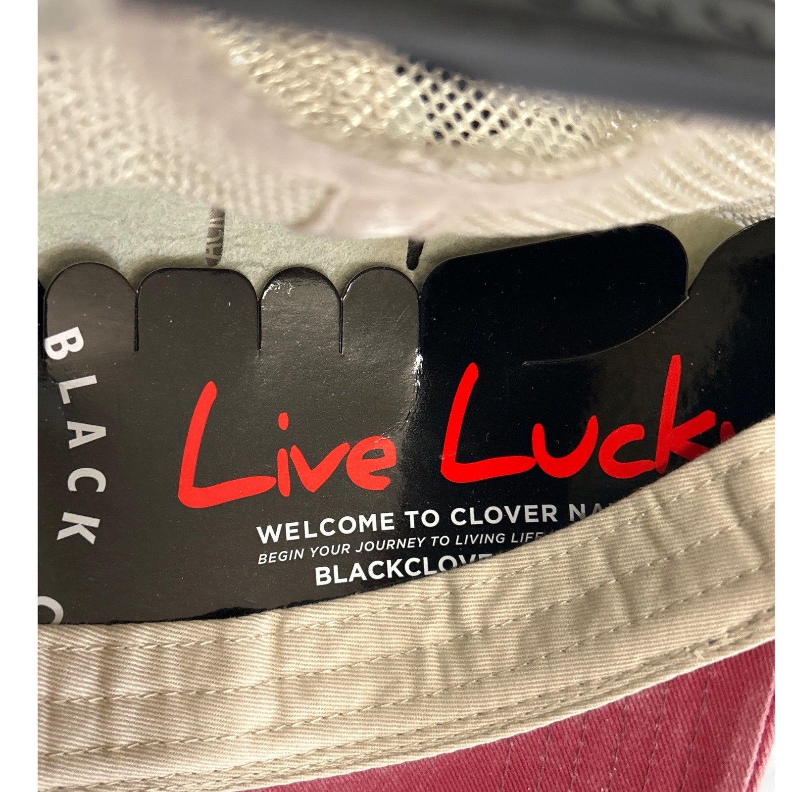 Black Clover FSU Seminoles Live Lucky Retro Trucker Hat Grey Red Tan Snapback
