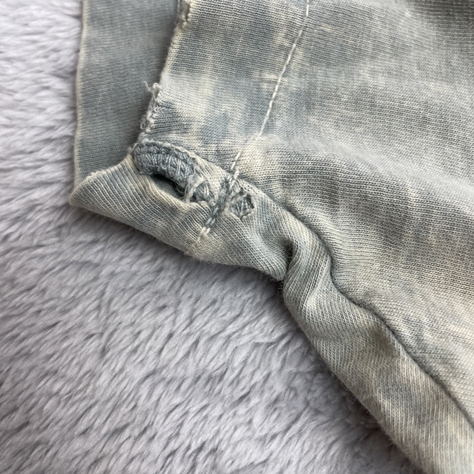 Jake Agave Mens Speedway BSA Tee Sz L Blue Vintage Wash Classic Cut Moto Grunge