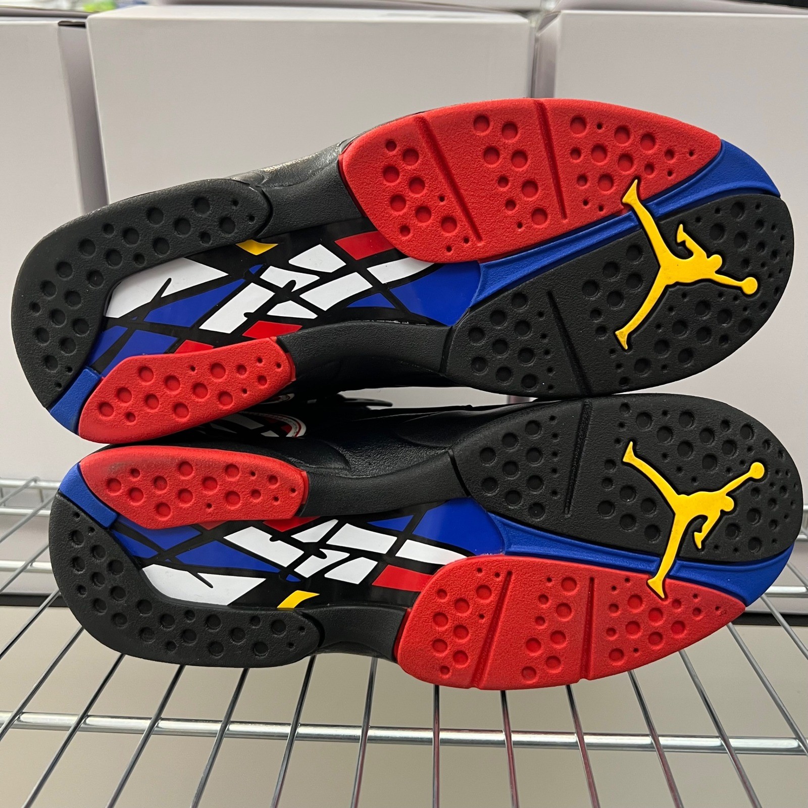 Nike Air Jordan 8 Retro Playoffs 2023 Black True Red White 305381-062 Mens Sz 8