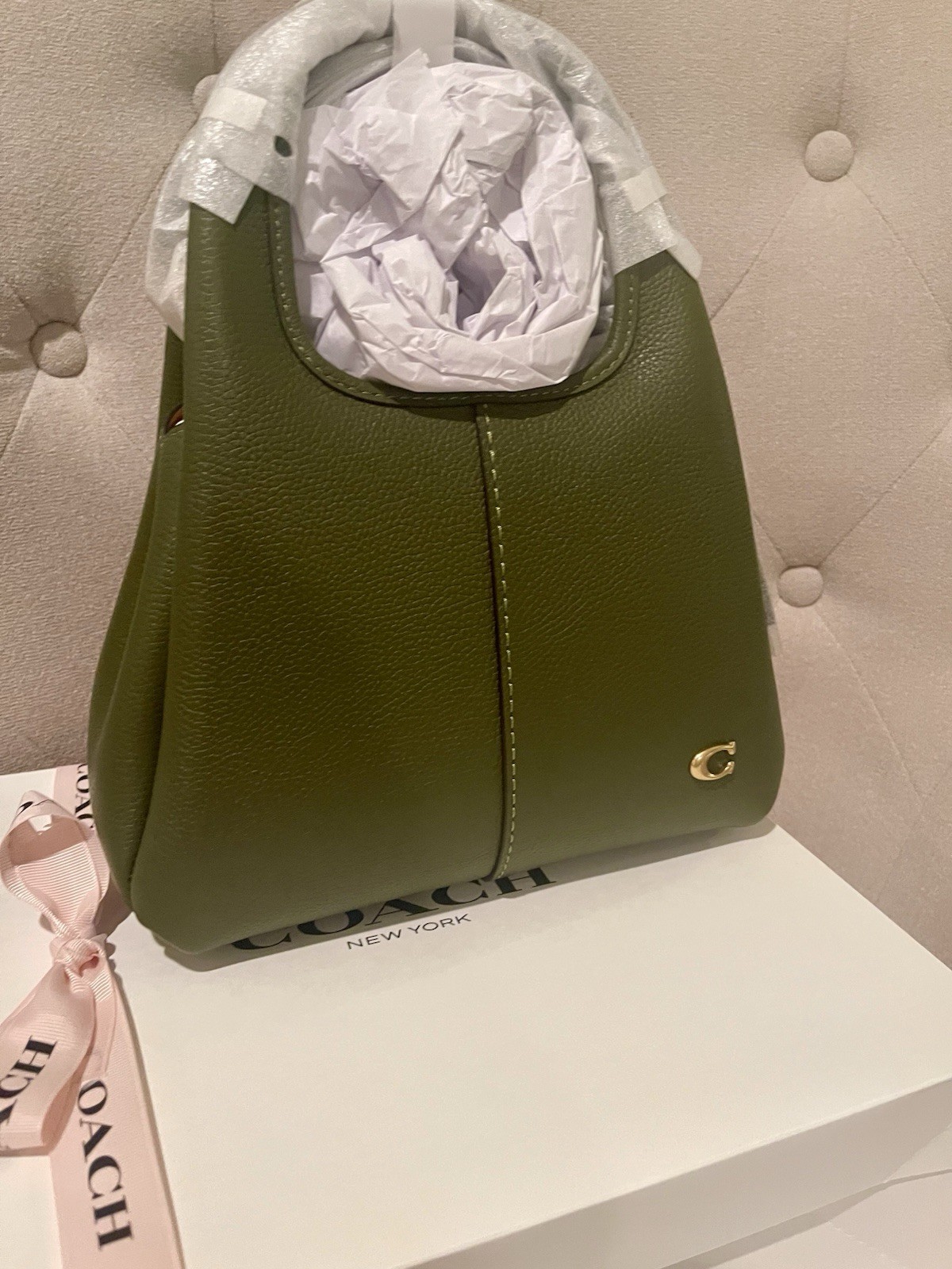 Coach Lana 23 Shoulder /Crossbody Bag In Olive NWT