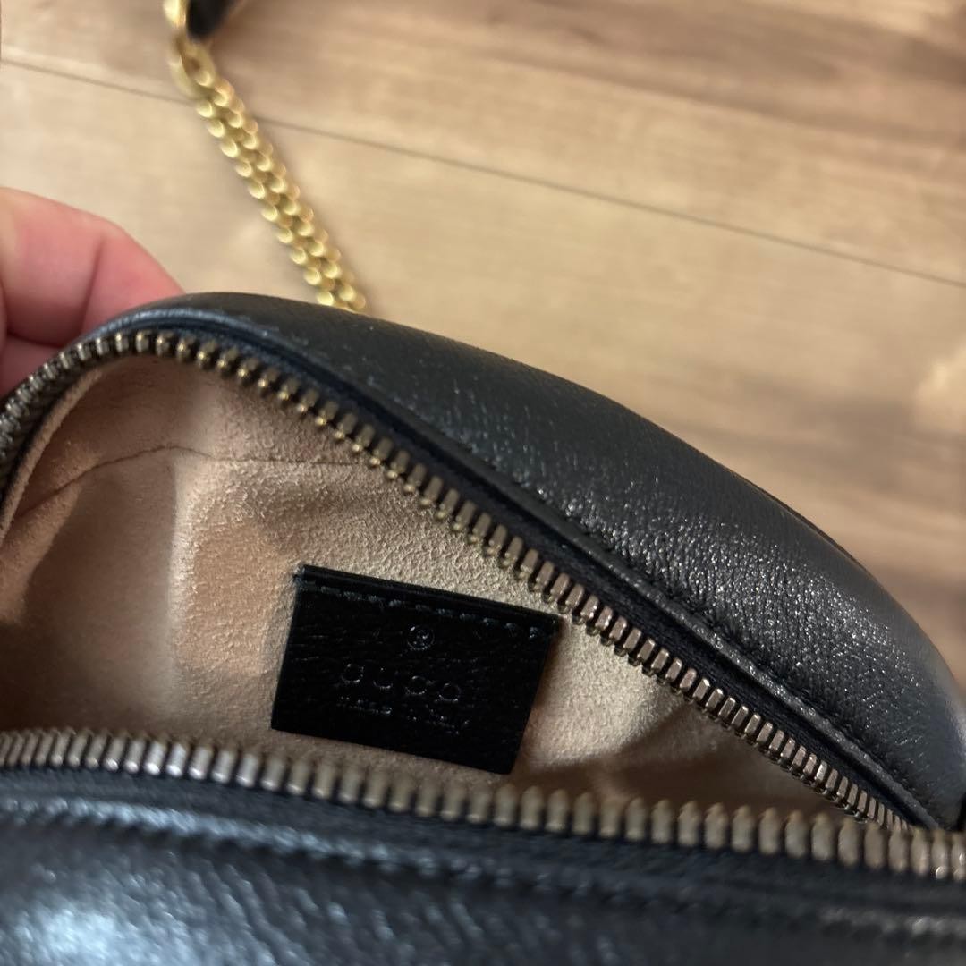 GUCCI GG Marmont Round Shoulder Bag Gift Present 0611b