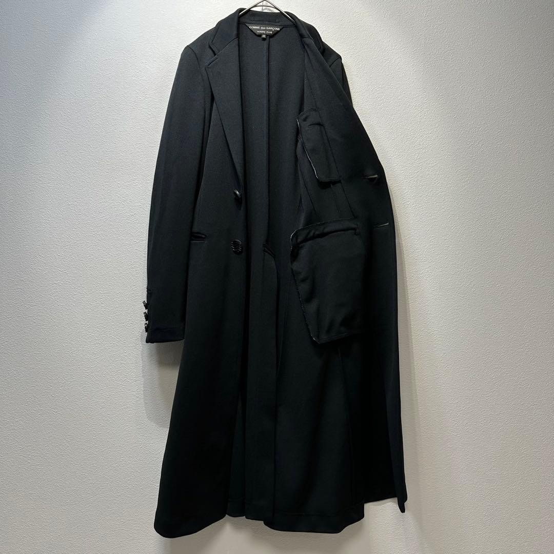 12AW COMME des GARCONS HOMME PLUS Pleated Chester coat