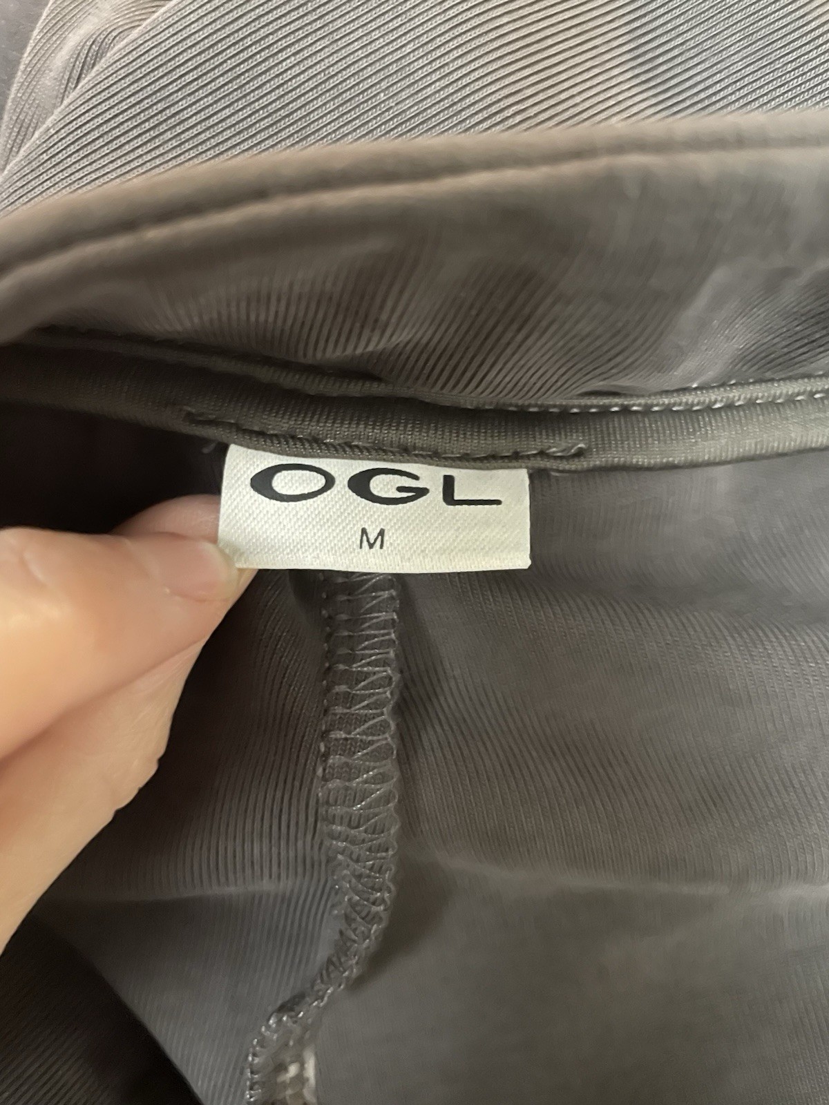 OGLmove Pull On Wide Leg Pant Charcoal Grey Size Medium