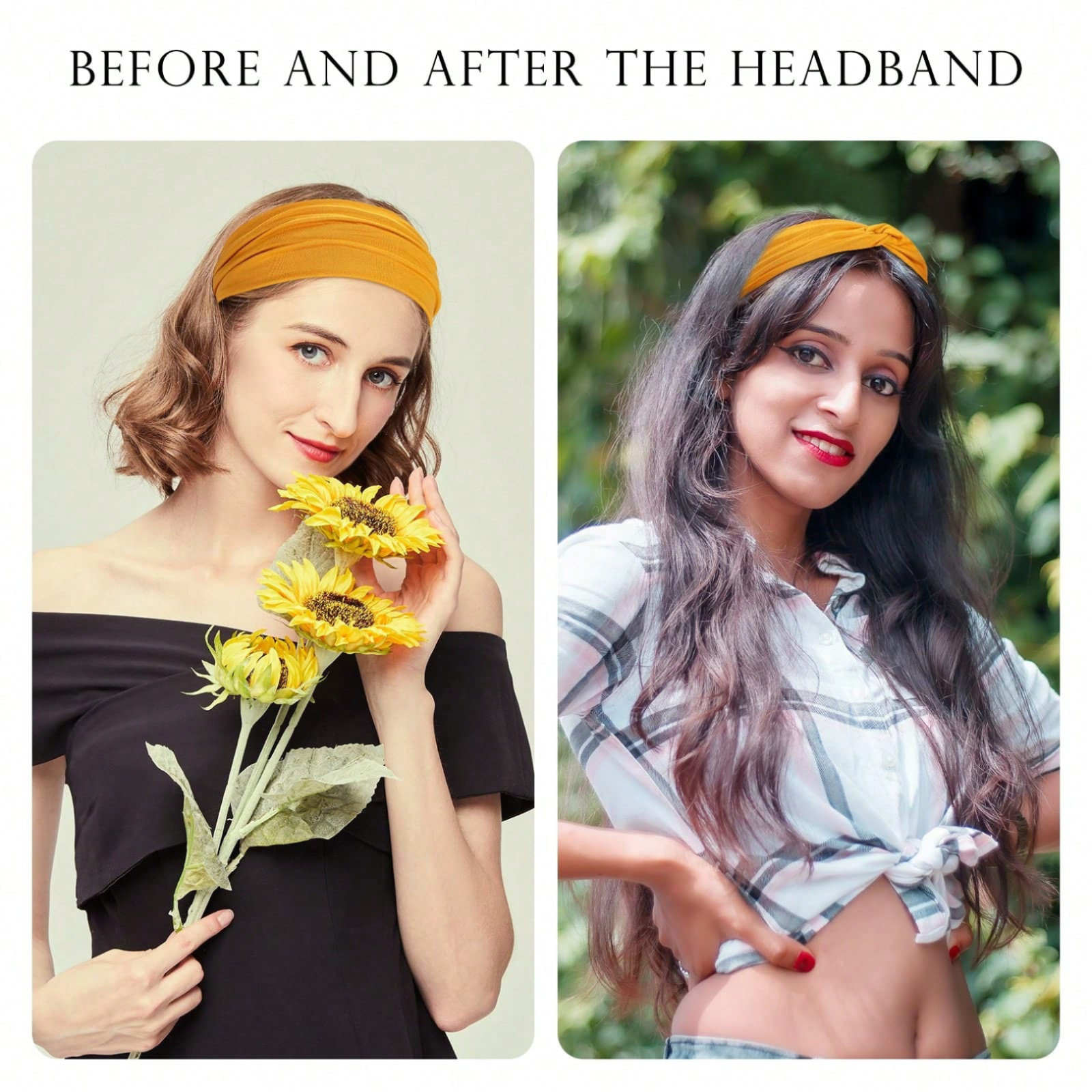 1pc Japanese Style Black Headband Stretchy Sports Casual Wear Hair Band For Men