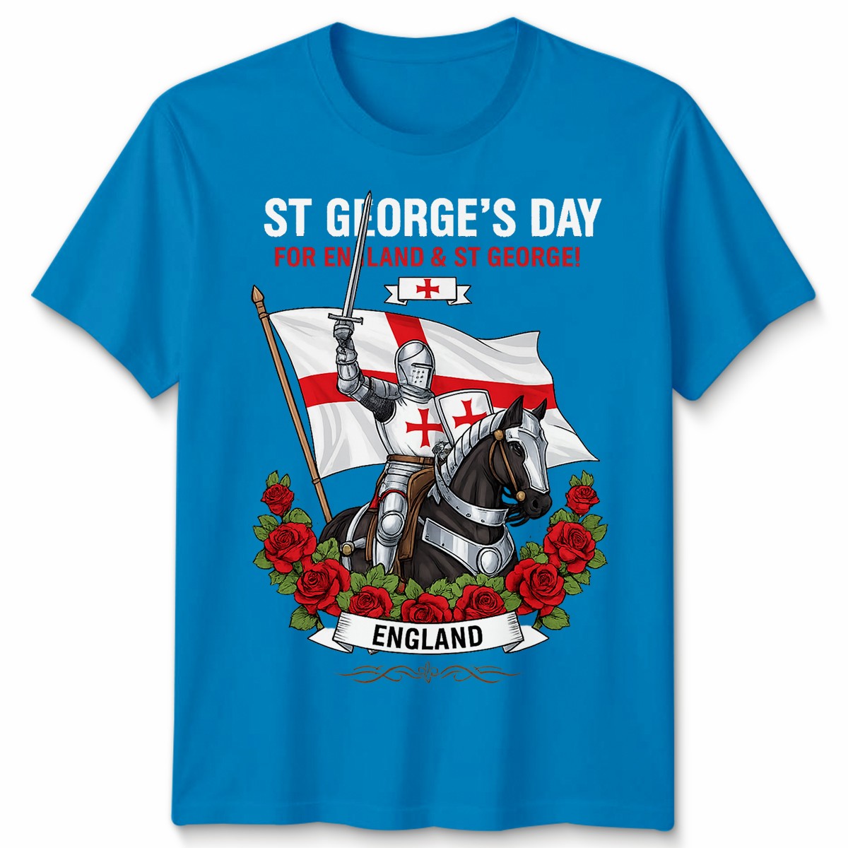 St Georges Day Outfit Idea Unisex Knight Horse Saint George Tshirt