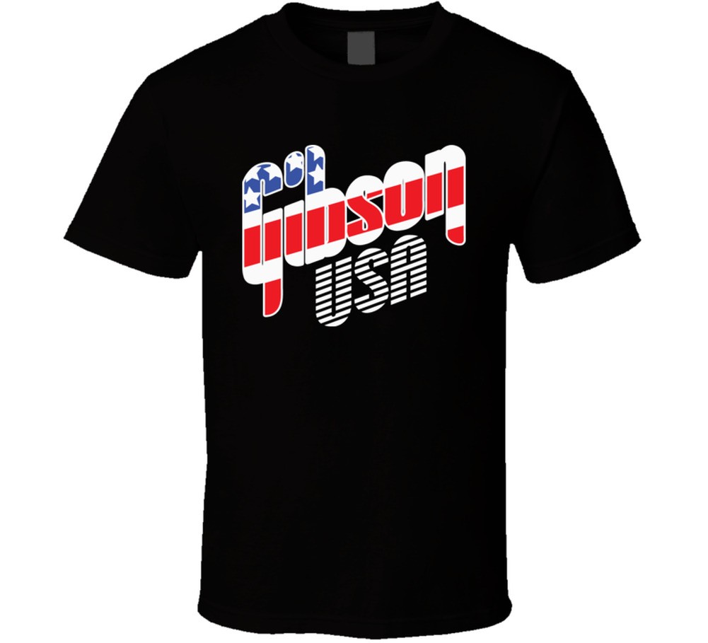 Gibson Usa Guitar Music T Shirt