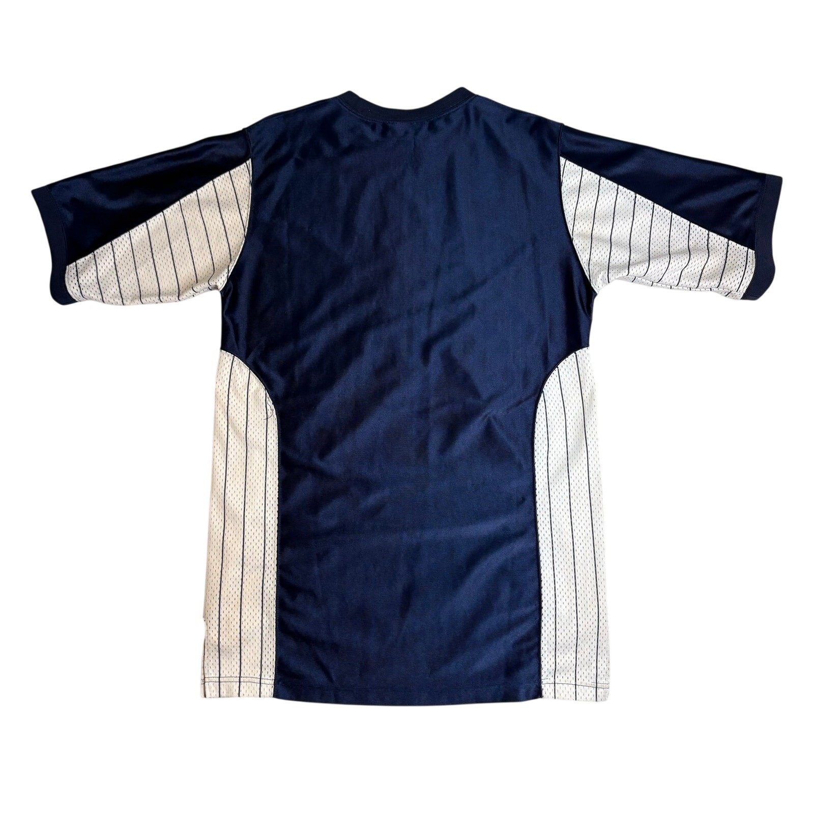 Vintage AND1 Basketball Shirt Medium Y2K Embroidered Dazzle Pinstripe Jersey