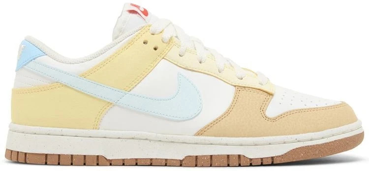 Nike Womens Dunk Low Next Nature Soft Yellow Aquarius Blue FZ4347-100 s 10