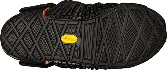 Vibram Furoshiki Wrapping Sole Sz 7.5 M EU 40 Men’s Stretch Shoes Black 18MAD06