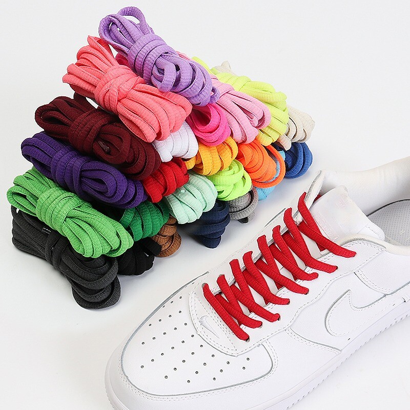 Half Round Oval Shoelaces 100/120/140/160cm Sport Shoe Laces Strings Sneakers