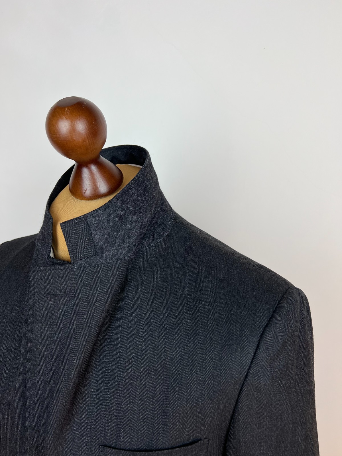 Rare DOUBLE RL (RRL) Ralph Lauren 100% Wool Herrinbone 2 Piece Suit 40US50IT