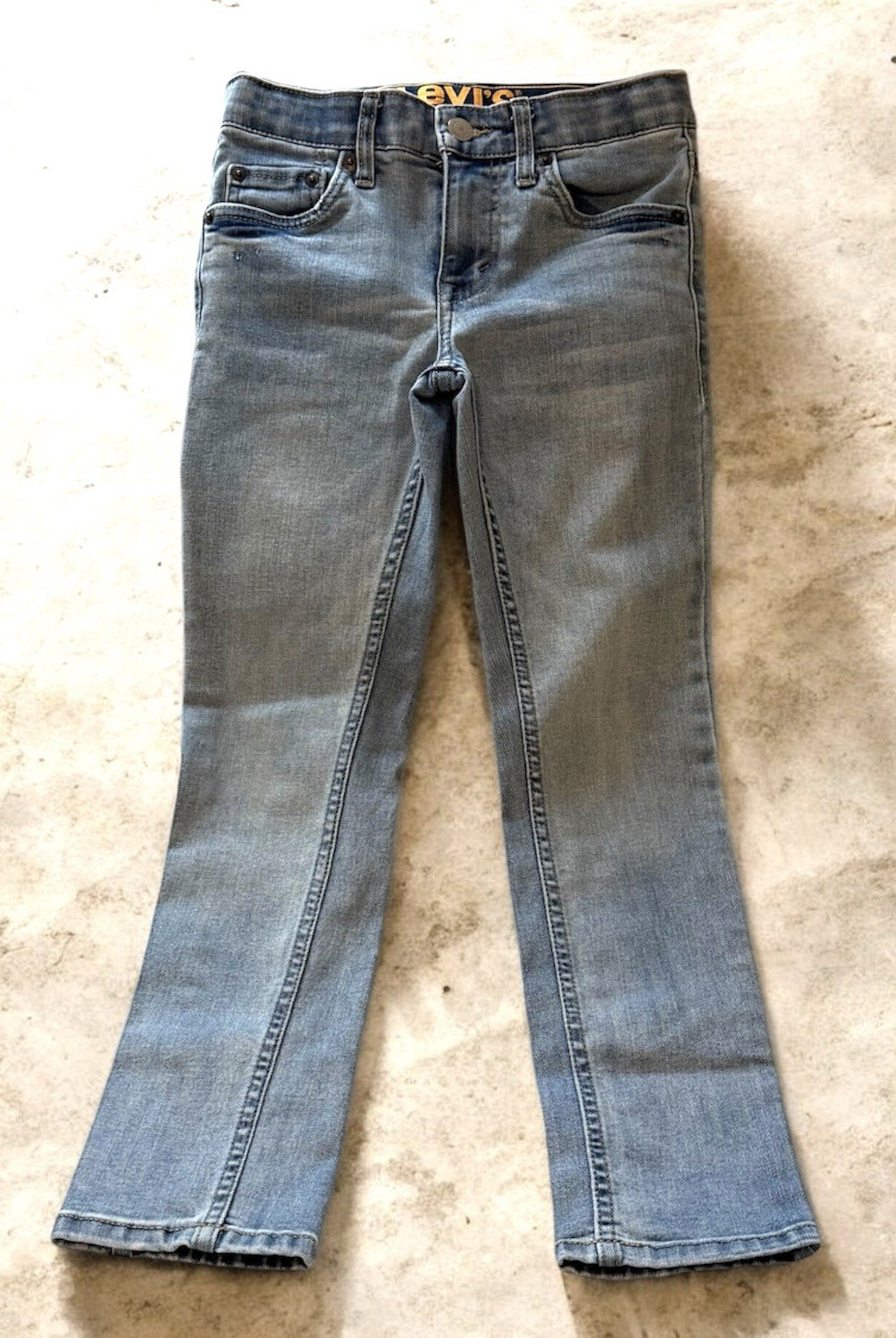 Levi’s Boys 510 Stretch Blue Jeans Size 8 Zipper Closure Inseam 22.5 inch..