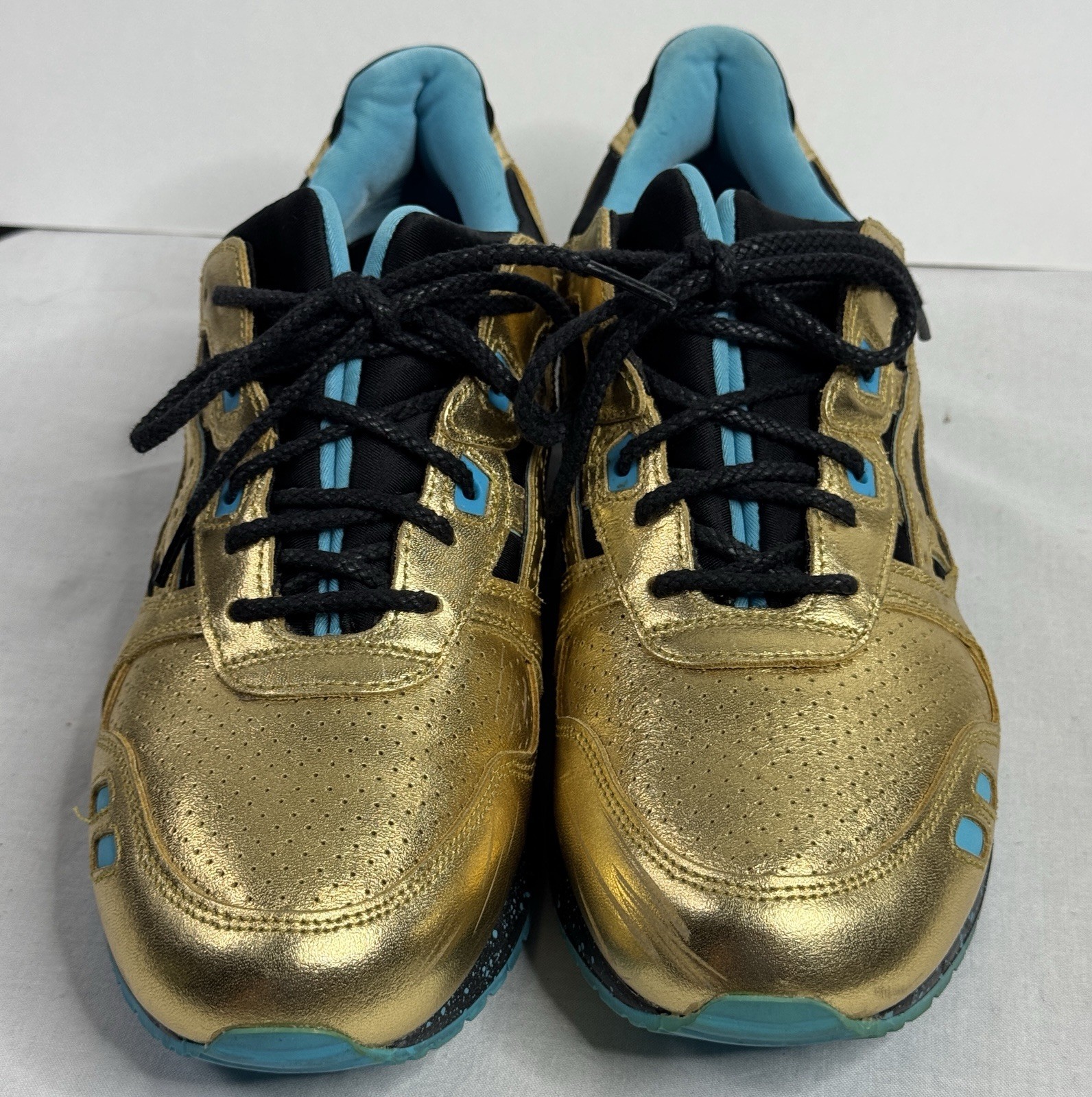 ASICS GEL-Lyte III Men’s Low Top Lace-Up Sneaker Gold/Black/Blue H63KK