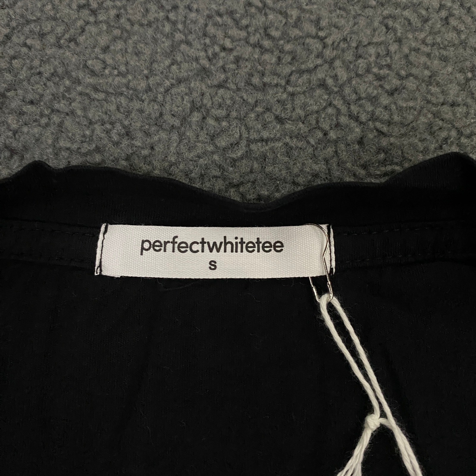 perfectwhitetee Hendrix Tee T-Shirt Women Small Black Basic Capsule Minimalist