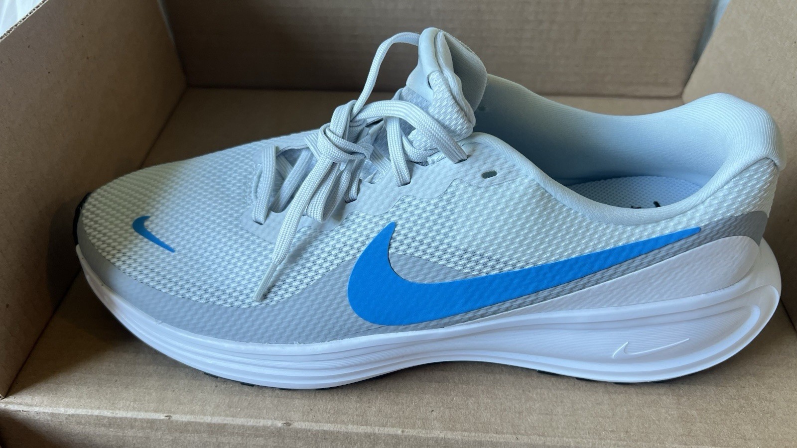 Size 13 – Nike Air Zoom Pegasus 41 White Wolf Grey Blue