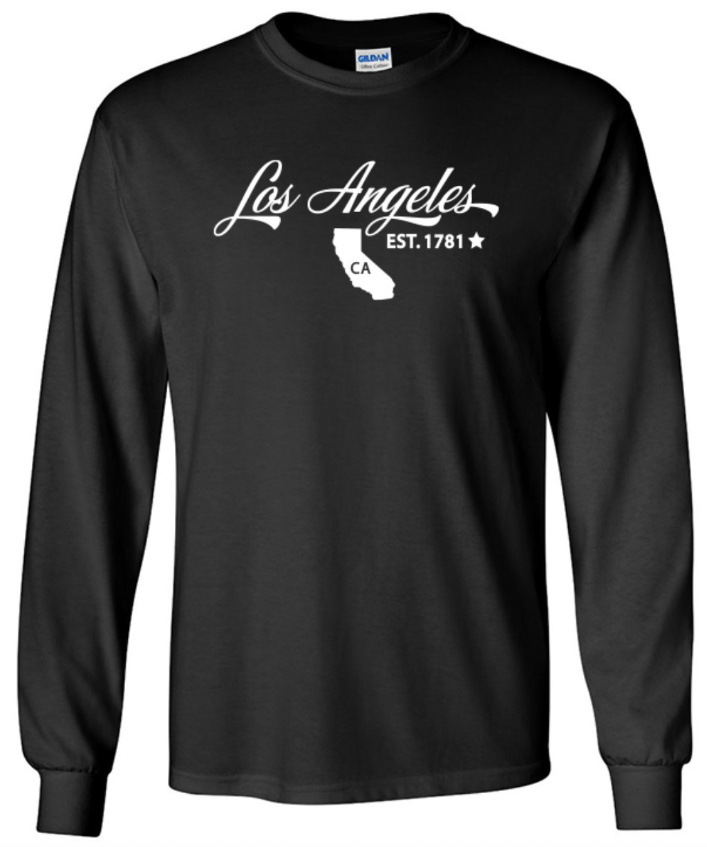 Los Angeles California T-Shirt Long Sleeve Graphic tee
