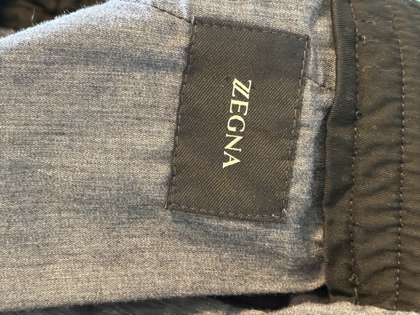 Z Zegna Navy Corduroy Drawstring Pants Size 36/52