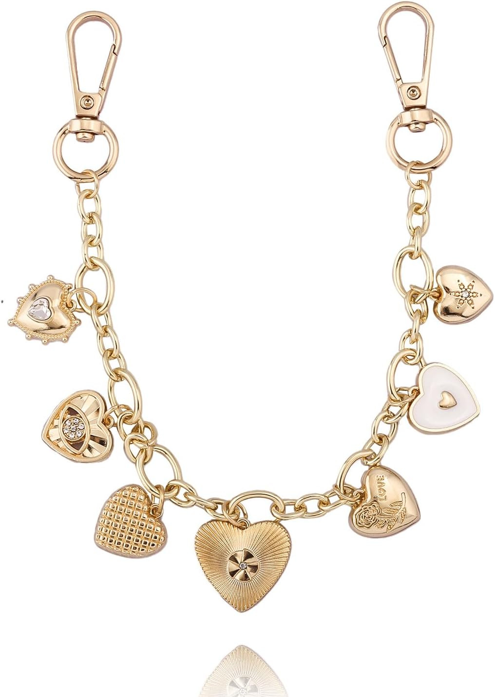 Bag Purse Charm Chain for Handbags – Gold Key Chain Accessories – Cute Keychain