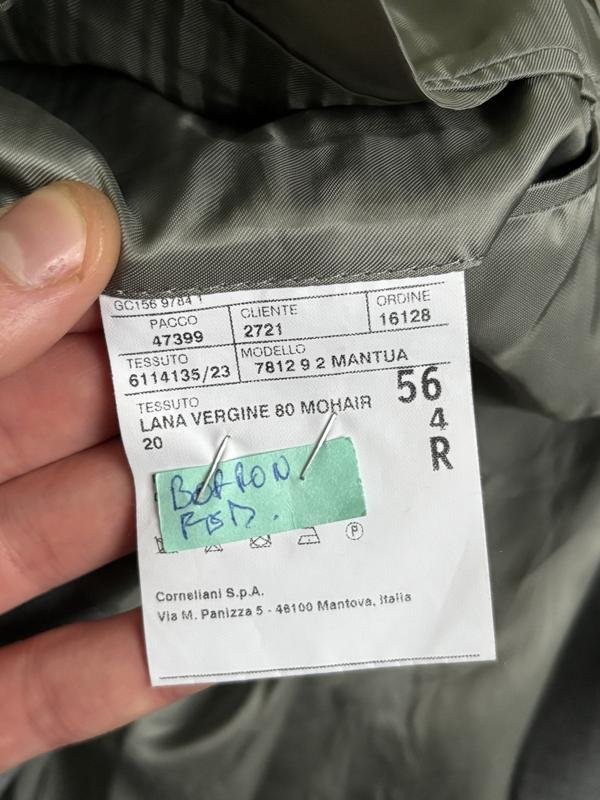 Men Corneliani Blazer Grey 38 / M / 46