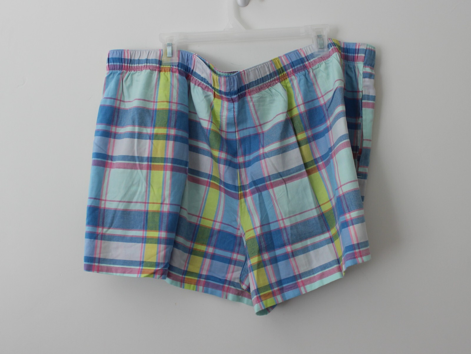 Joyspun Womens Woven Pajama Boxer UK Baby Jade Multisize NWT