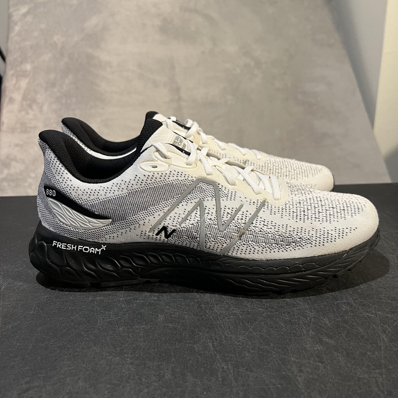 New Balance Fresh Foam X 880v12 Shoes Mens 12 D White Running Sneakers Cushioned