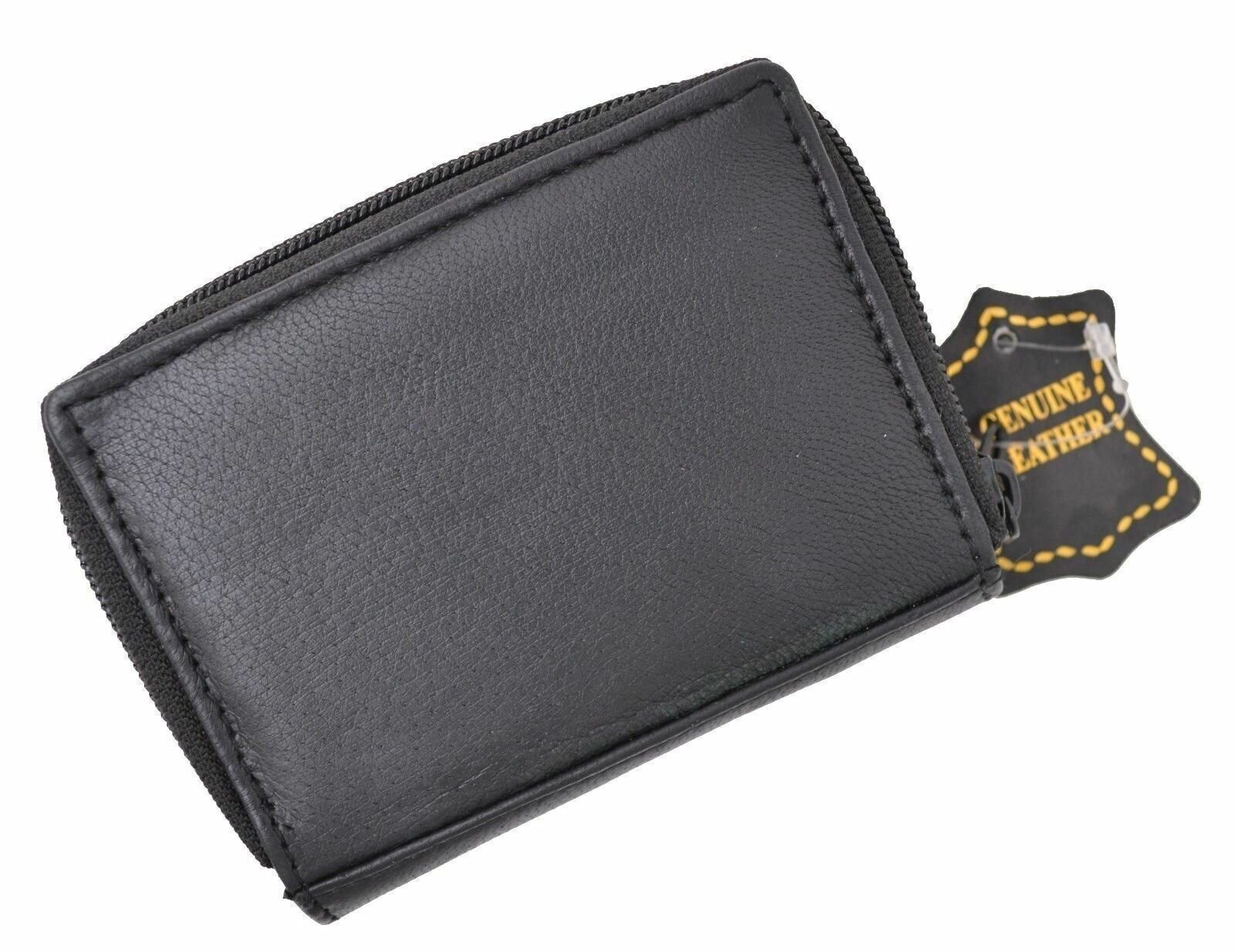 Genuine Leather Credit Card Holder Accordion Wallet by Marshal
