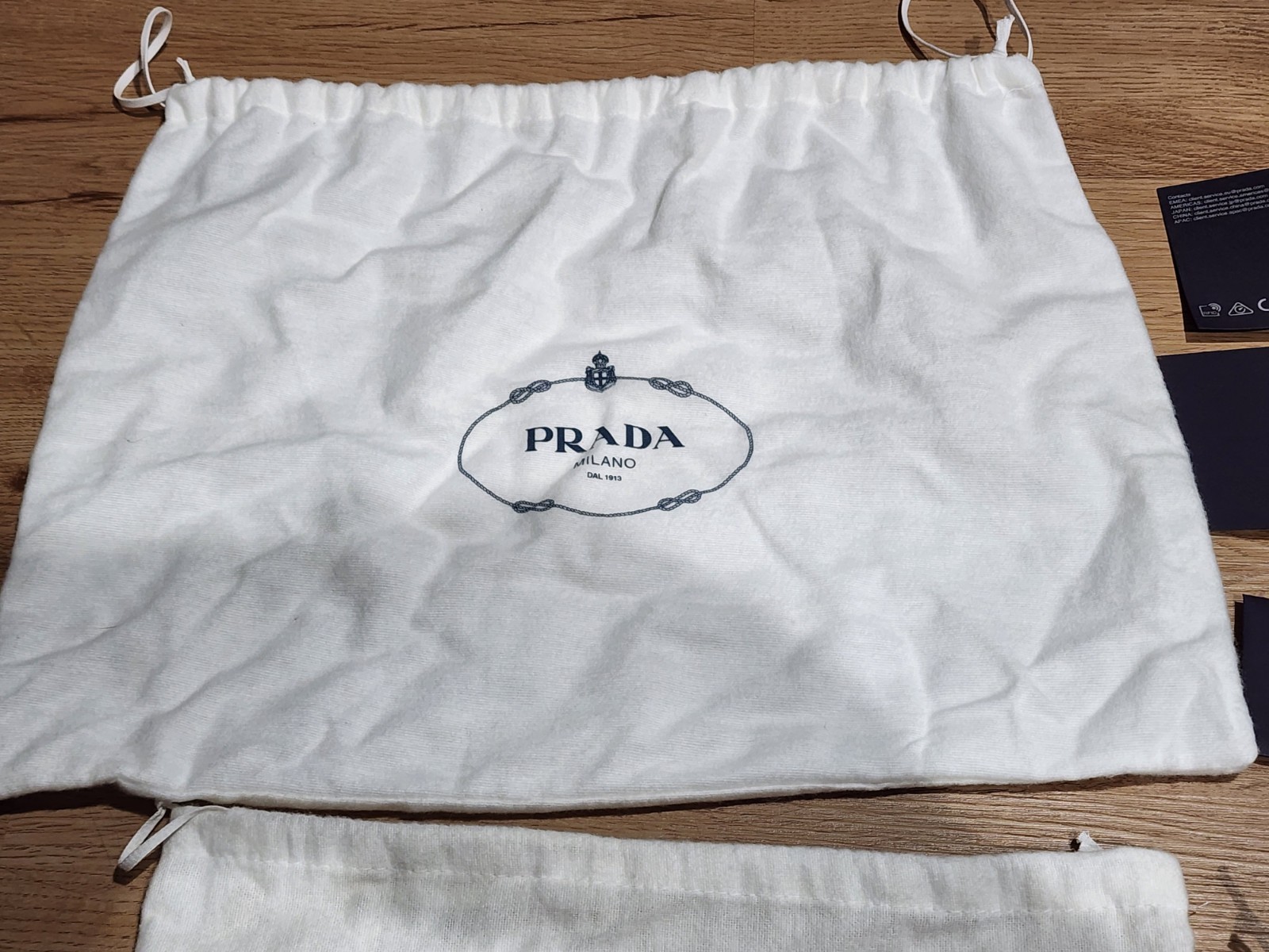 PRADA Re-Edition 2005 Crossbody Small Black Nylon W/ All Original Pieces