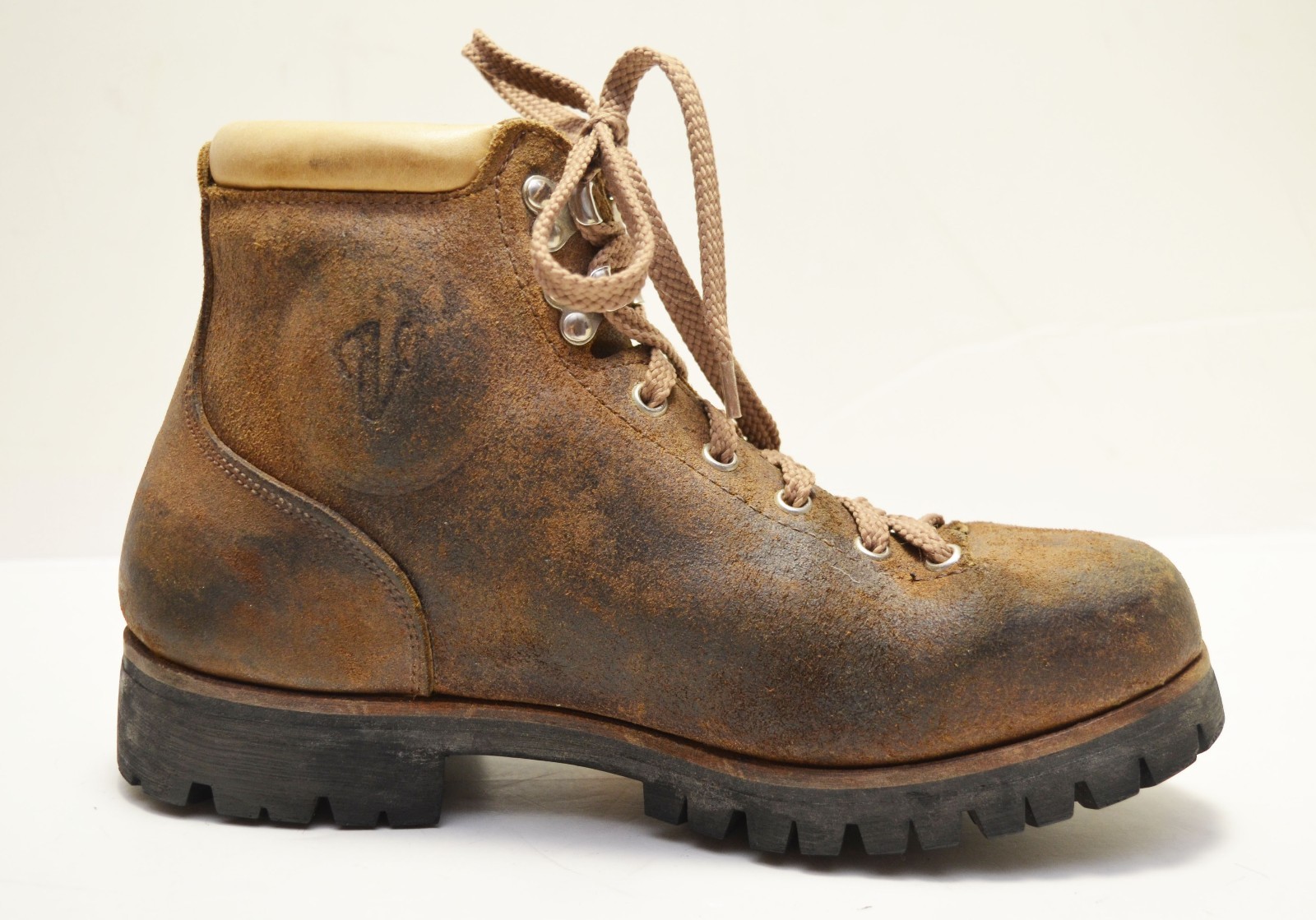 Vintage Vasque Split Hide Brown Leather Hiking Backpacking Boots 7506 – Sz 7 D
