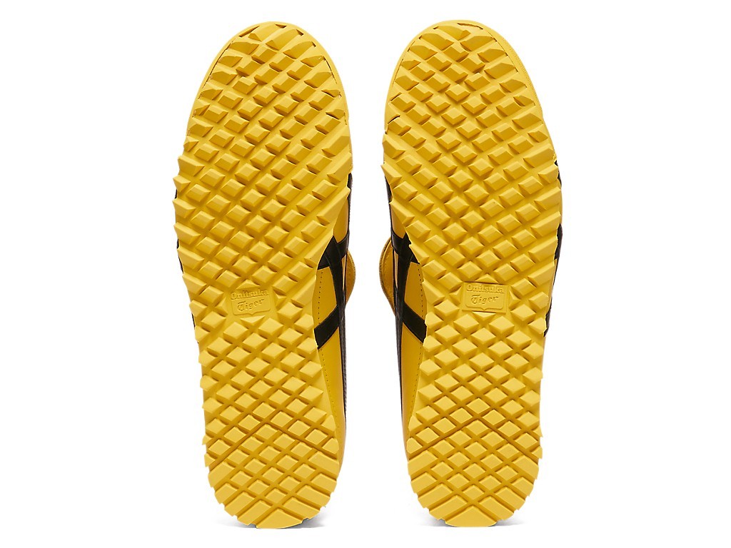 Onitsuka Tiger Mexico 66 Golf 1183C557 Yellow Black Shoes Brand New With Box