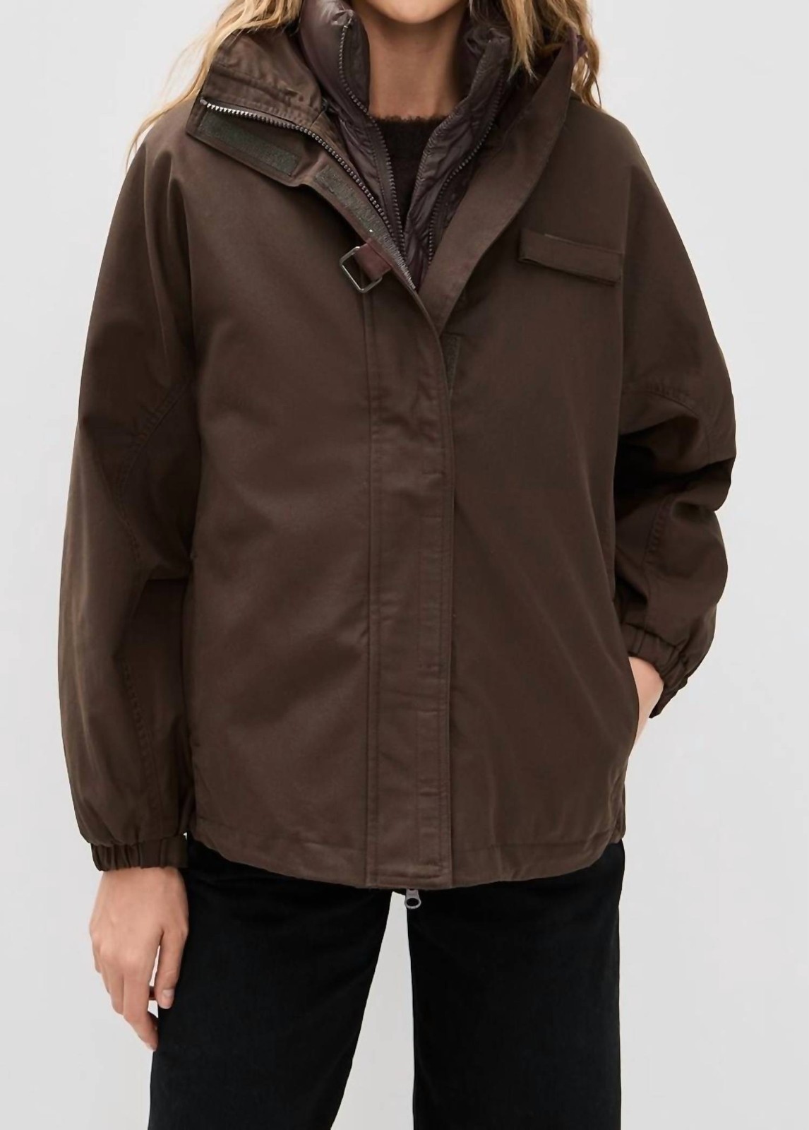Line And Dot Forest Anorak Jacket Size L