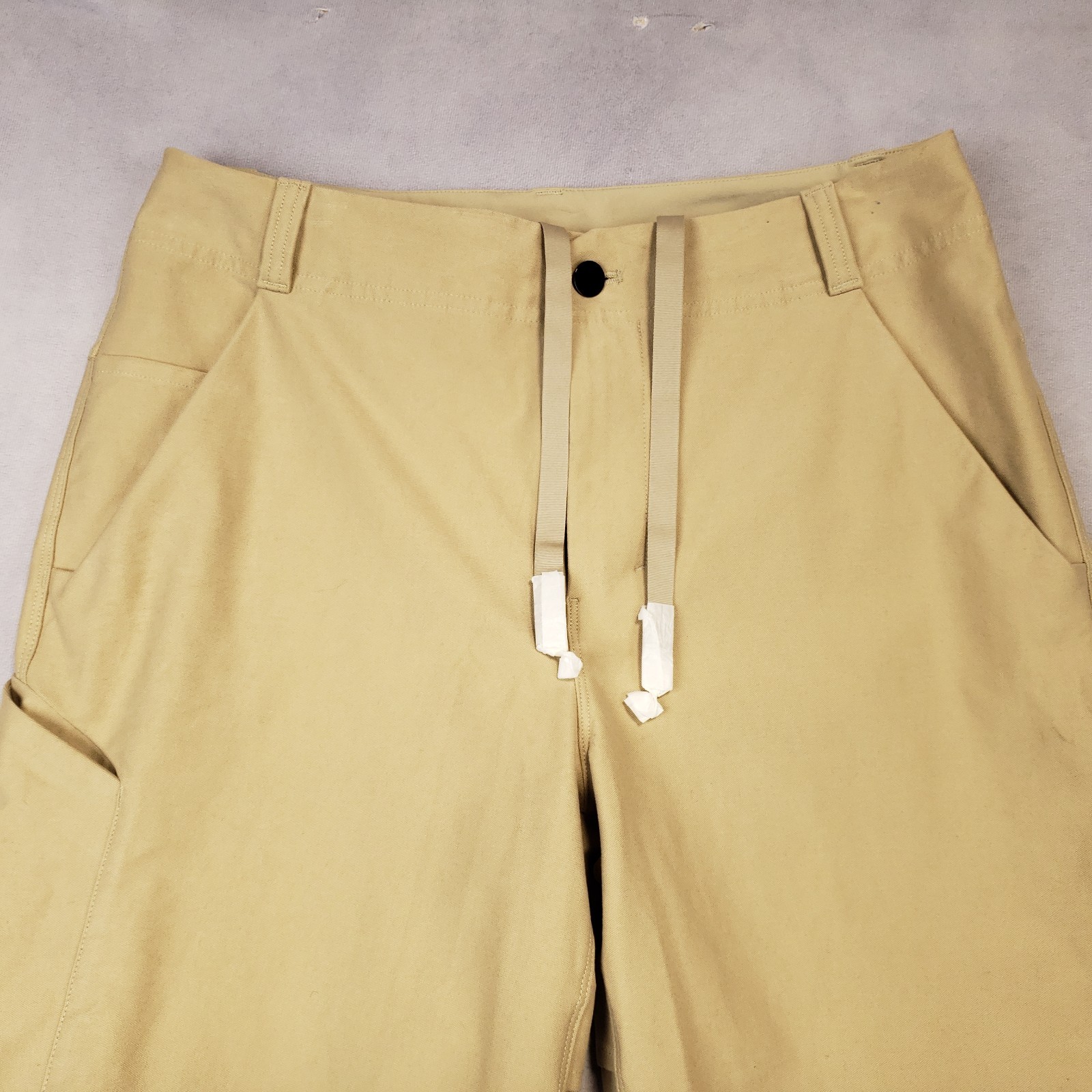 Lululemon Pants Men 30 X 27.5 Tan Drawstring Flat Front Slash Pocket Performance