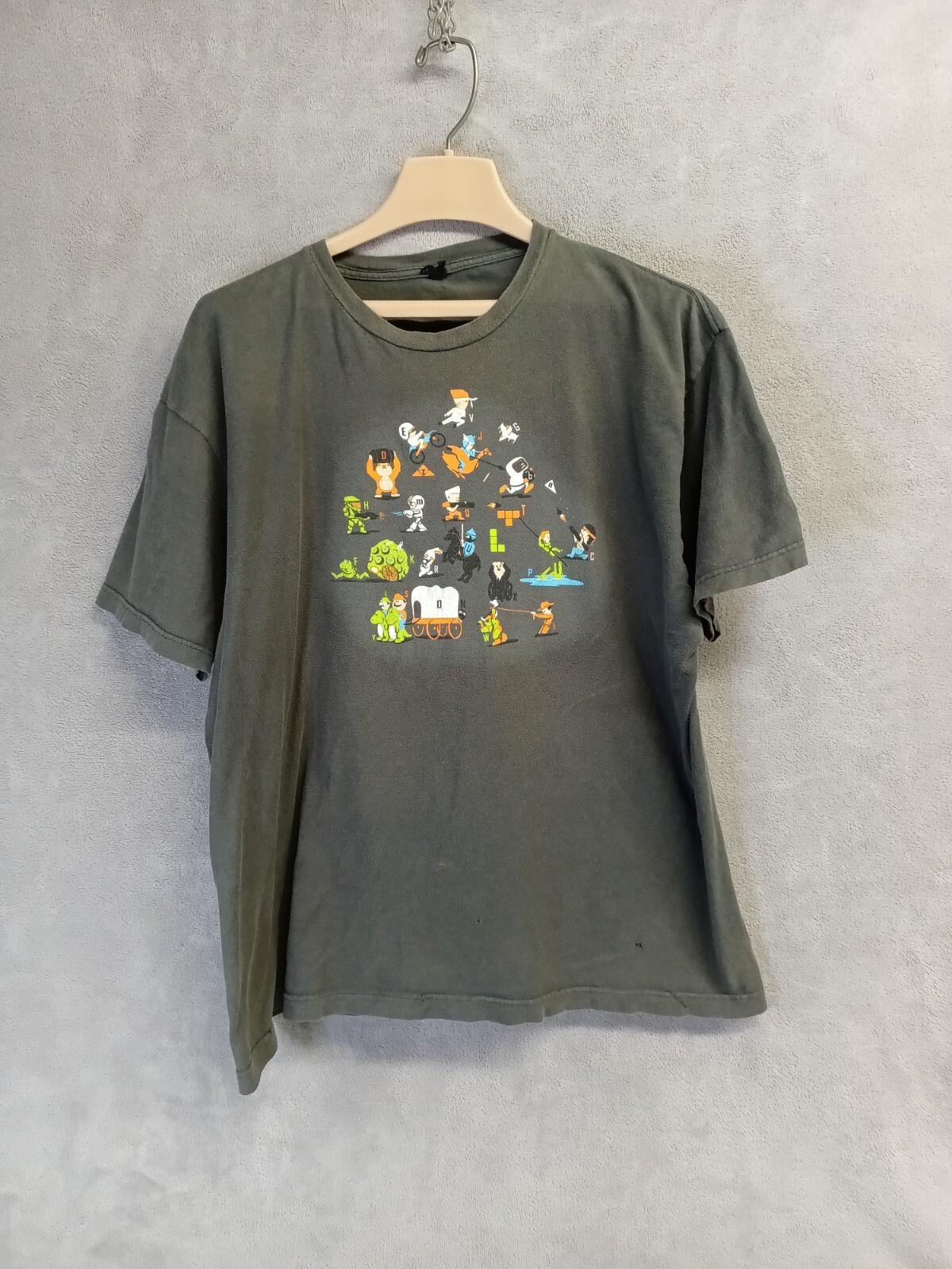 Nintendo Game Shirt XL Mario Loot Crate Characters Tee