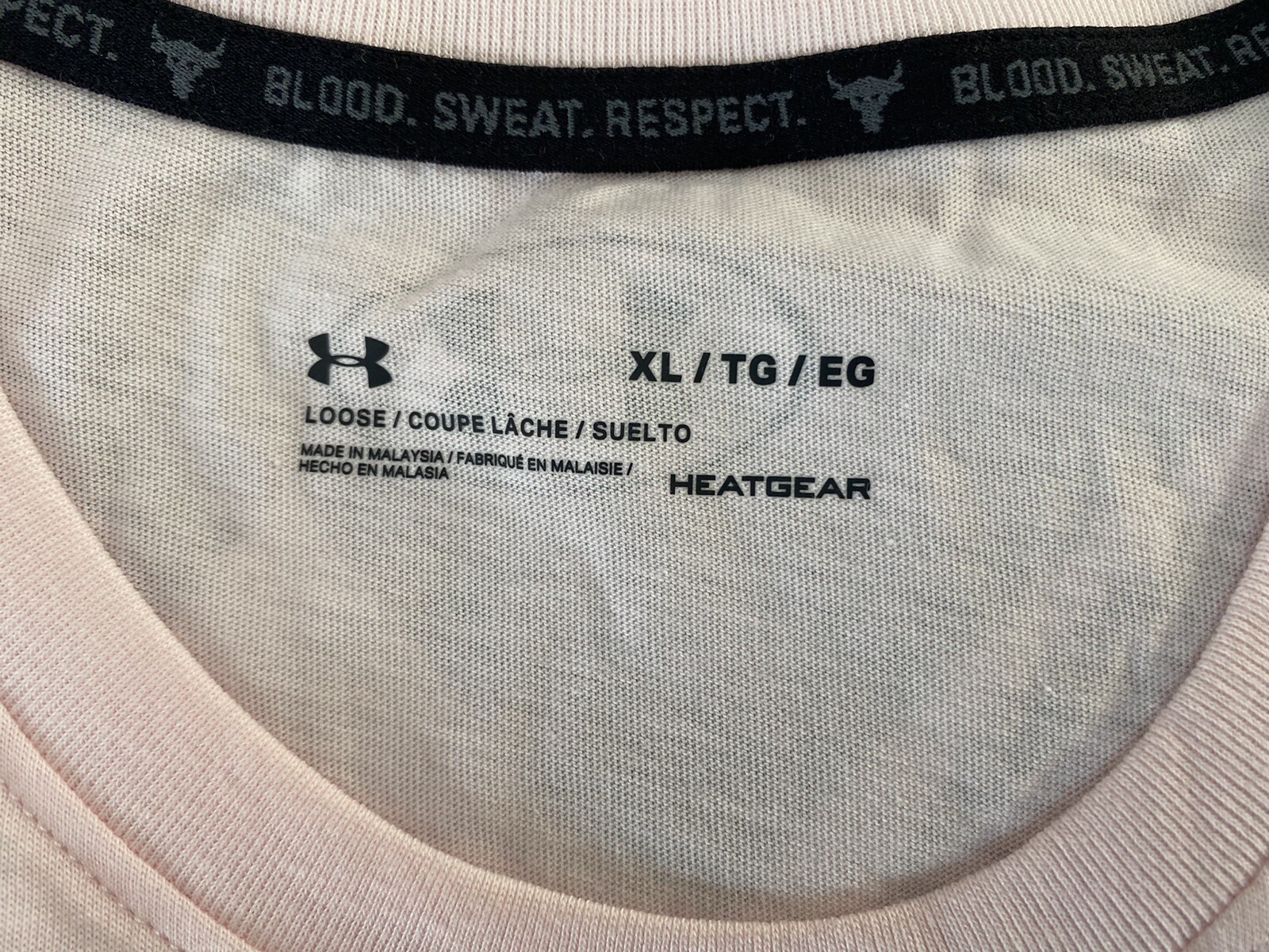 UNDER ARMOUR PROJECT ROCK BSR BLOOD SWEAT RESPECT DWAYNE JOHNSON TANK TOP sz XL