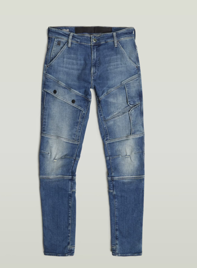G Star Raw Men’s Airblaze 3D Skinny Jeans, Style# D16129-D634-D886, Size 34
