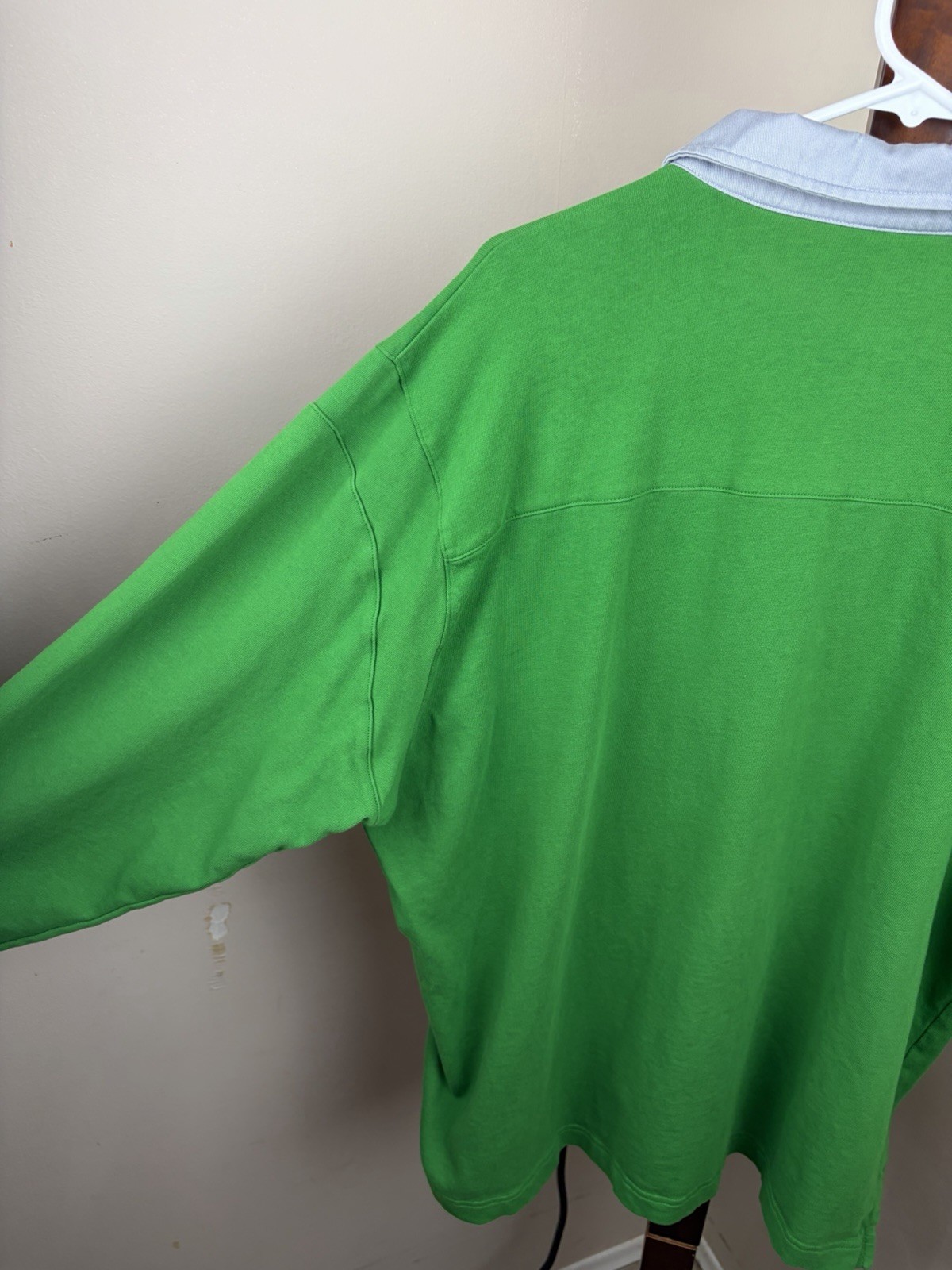 Nike Campus Collection Oregon Ducks Striped Piqué Polo Shirt Men’s XL LS Logo