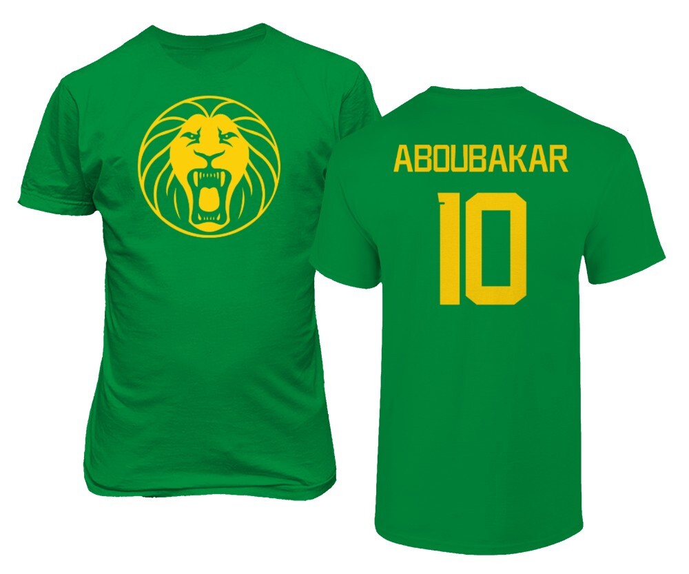 Cameroon Soccer #10 Vincent Aboubakar World Football Adult and Youth T-Shirt