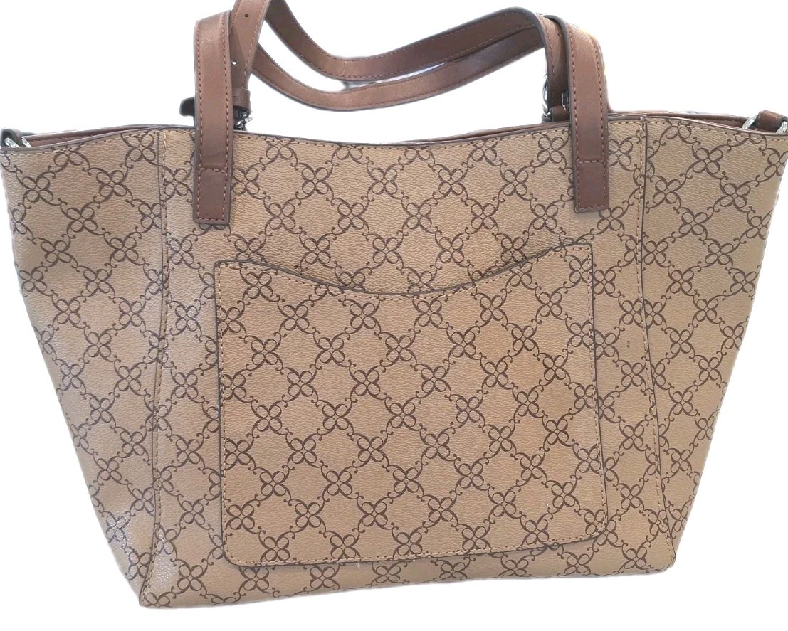 Nine West Tote Dbl Handled Adjustable Shoulder Handbag Multi Pockets