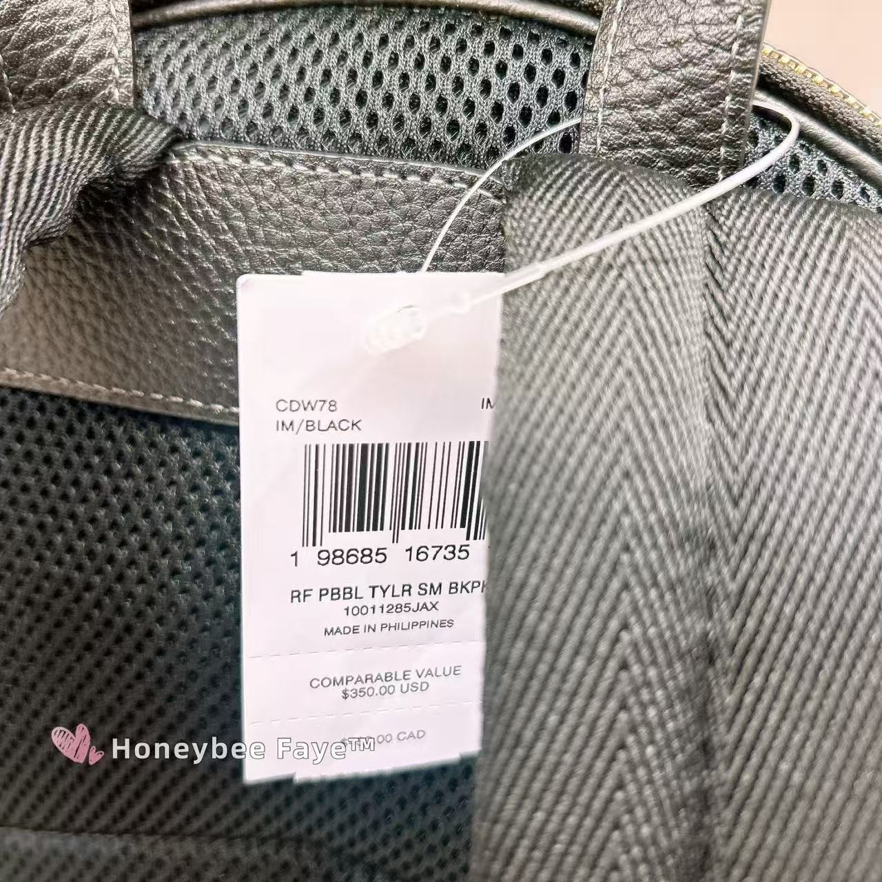 NWT Coach Taylor Small Backpack In Signature Canvas CDW76/CDW78/CEF46/CEF27