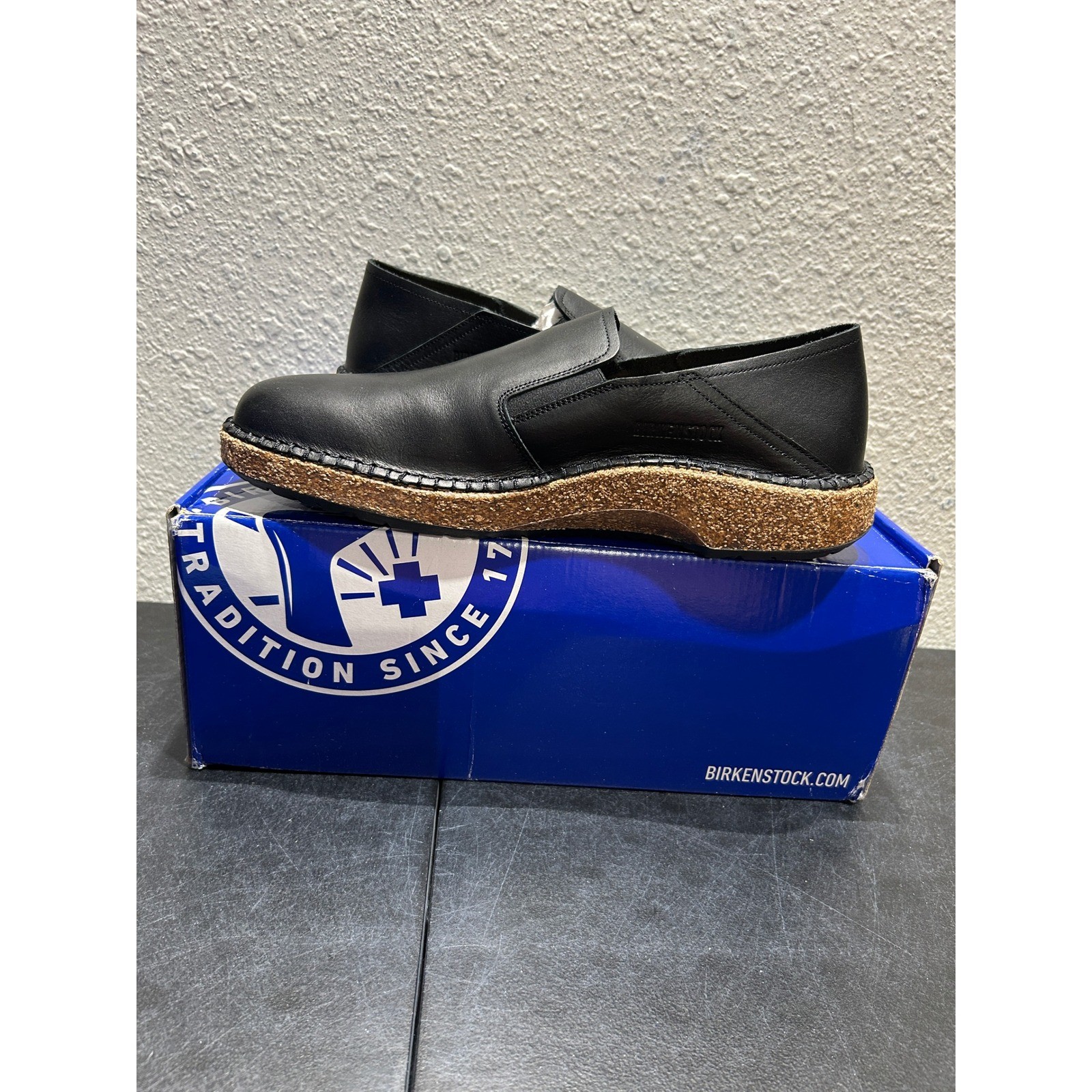 Birkenstock Callan Leather Black EU 43 US M10 Mens