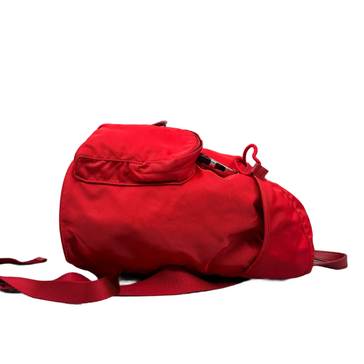 Prada Backpack Red Tessuto Nylon (mx052926b0r)